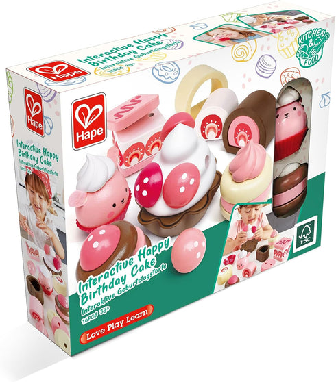 Set Playset 3+ Hape Strawberry Dessert | Pretend Play Toy Food for Kids, for Children Ages Years