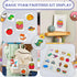 Liktoy 78pcs Set, 3D 4 5 6 7 8 9 10- Magic Foam Texture Painting Kit - Arts and Crafts for Kids, Puffy Magic Paint DIY