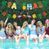 Aloha Banner - No DIY, Luau Banner for Luau Party Decorations, Aloha Sign for Aloha Party Decorations, Hawaiian Tropical Theme Summer Beach Pool Party Decorations, Luau Party Supplies