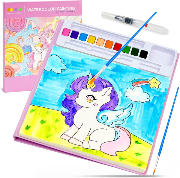 Paint with Water Coloring Books for Toddlers - Watercolor Painting Book Sets