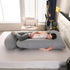 Soft Pregnancy Pillows for Sleeping Support for Back, Belly, HIPS, Legs, J Shaped Full Body Maternity Pillow