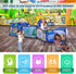 TTLOJ 3PC Dinosaur Kids Play Tent with Ball Pit, Crawl Tunnel, Toddlers Playhouse Castle Toys for 3-7 Years Old