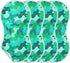 decor gift 4 Pack 22x11in Cotton Burp Cloths Good Absorbent? Mint Green Camouflage Baby spit up Rags for Babies Girls