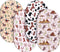 4 Pcs Western Cowboy Bassinet Sheets, Soft Baby Sheet Set Fit Standard Bassinets 32 x 16 x 3 Inches