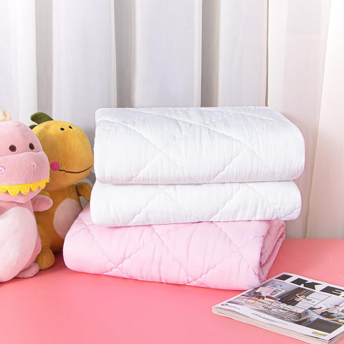 39x47 inches, NTBAY Down Alternative Toddler Comforter, Lightweight and Warm Solid Color Baby Crib Quilted Blanket