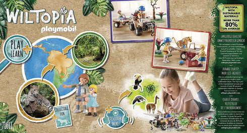 Playset Animal Rescue Quad from Playmobil Wiltopia