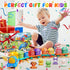 1-2-3, Set 2-4 1 2 3 Counting 1 2 3 Toddler Boy Girl Toys Train for Toddlers with Music & Light, Toys for Year Old Boy