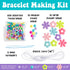 5 6+) Creativity for Kids Beaded Flower Bracelet Making Kit | DIY Jewelry Craft Kit for Girls | Create Colorful Beaded