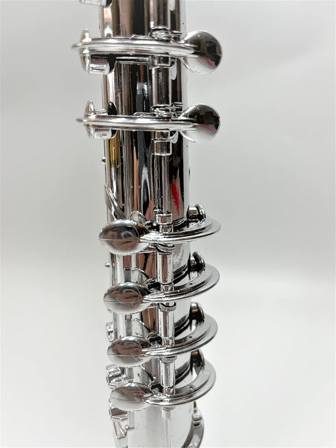 3+ My First Toy Clarinet for Kids in Silver Finish with Standard Keys is a Great Learning Kid Toy Instrument