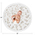 Tummy Sweet Jojo Designs Leaf Boy or Girl Baby Playmat Time Infant Play Mat - Gender Neutral Floral Ivory Beige Taupe