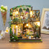 PANZIYU DIY Miniature House Kit, Fairy Dollhouse for Adults to Bulid,Tiny Home Making Kit with Wooden Furniture