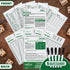 SWOOC Games 5 Big Dry Erase Yardzee & Farkle Score Cards with 5 Markers, Jumbo Score Sheets for Giant Dice Games