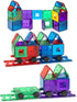 Playmags Magnetic Tiles Train Car Set for Kids - 55pcs Magnet Building