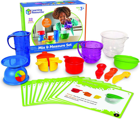 Learning Resources Mix And Measure Activity Set, 22 Pieces, Science Toys for Kids