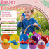 200 SQZUWIT Pcs Prefilled Easter Eggs Filled with Toys Inside for Kids Boys Girls Pre-filled Easter Hunt Basket