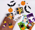 32PCS Halloween Stickers for Kids, Make a Face Stickers, Jack-O-Lantern Cute Arts and Crafts