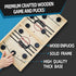 2 in1 moopok Fast Sling Puck Game - Chess Board and Desktop Battle Super Winner Game,Fast Action Wooden Air Hockey