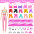 101 Set 11.5 Inch 5 12 2 2 2 10 Ecore Fun Pcs Doll Clothes and Accessories for Dolls - Wedding Gowns Fashion Dresses