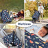 Car Seat Cover Baby, Peekaboo Opening Carseat Covers Baby Boy, Minky Infant Car Seat Canopy, Multi-Use Cover Protecting