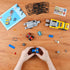 City Race Buggy Transporter Building Set, 324 PCS 3 in 1 City Service Truck Cars Building Blocks Kit