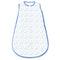 Amazing Baby Microfleece Sleeping Sack, Wearable Blanket with 2-Way Zipper, Playful Dots, Blue, Small 0-6 Month, Use