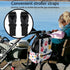 Hsnar Backpack Paw Print Colorful Waterproof Diaper Bag Large Capacity Baby Bag with Stroller Straps, Multi-Pocket