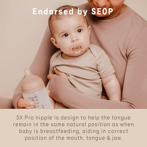 (0-6M), 2Pk, Suavinex Zero Zero Silicone Baby Pacifier w/SX Pro Physiological Pacifier Nipple Deep