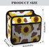 PPIKTC Spacious Hanging Auto Seat Organizer with Ventilated Mesh Pockets for Wet Wipes and Baby Supplies, Cow Print