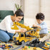 NIPLOOOW 2 1 Playset, Set 3 4 5 6 in Construction Cranes Truck Toy Engineering Excavator Track with Crane, Excavator