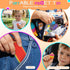 FlufiFiea 6 Pack 3 Pack Sensory Fidget Toys - Fidget Rings and Silicone Magnetic Sliders for Kids, Sensory Toys