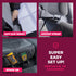 Waterproof Car Seat Protector for Child with Thick Padding, 2 Pockets, Universal Car Seat Pad & Mat - Black