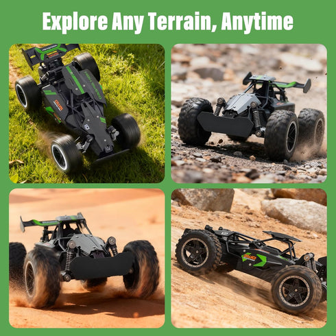JOGSTEP 1:18 25 40m Remote Control Car, Scale RC Off-Road Car, High-Speed Remote Control Vehicle, Indoor & Outdoor Use