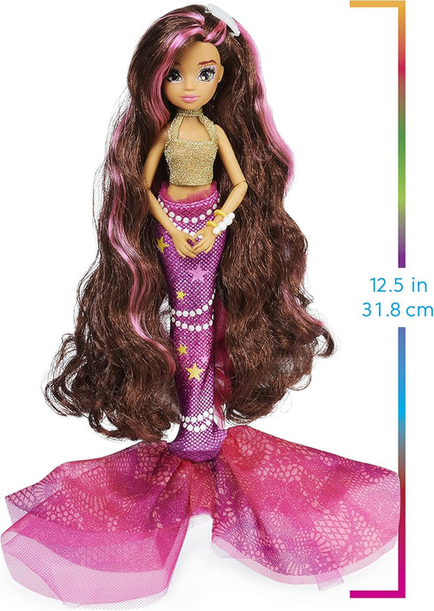 MERMAID HIGH Searra Deluxe Mermaid Doll, Accessories with Removable Tail, Doll Clothes, Kids Toys for Girls Ages 4+