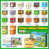 100PCS Set, 4-8, 3+ Magnetic Blocks - Build Mine Magnet World Forest STEM Building Toys for Kids Ages Classroom Must