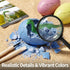 24 Pack 3+ Colorful Dinosaur Eggs Excavation Kit with Learning Cards - Dino Dig STEM Science Toy for Kids - Easter