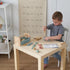 Set Hammer 2-5 30+ Durable Wooden Tool for Toddlers - Montessori Tool Box Kit with for Boys & Girls Years - Fun