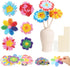 Fennoral 24 Pack Flower Poke in Art for Kids Make You Own