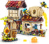 HIGH GODO Honey Workshop Mini Building Set, MOC Street View Simulation Architecture