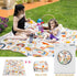 Mfmiudole 71"59" Tummy Baby Gyms Playmats for Playpen, Boho Rainbow Play Mat for Playpen Playyards Thicken Soft Padding
