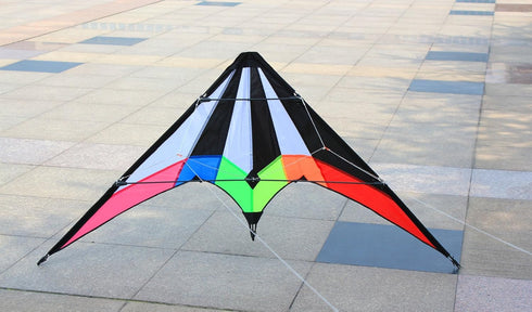 HENGDA KITE Upgrade Star Rhyme Stunt Kite (48 Inch, Dual Line, for Kids and Adults, Handle, Line, Bag Included)