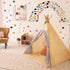 Epakh 296 Pcs Polka Dots Wall Decal, Colorful Boho Rainbow Kids Playroom Decor, Peel and Stick Modern Sticker