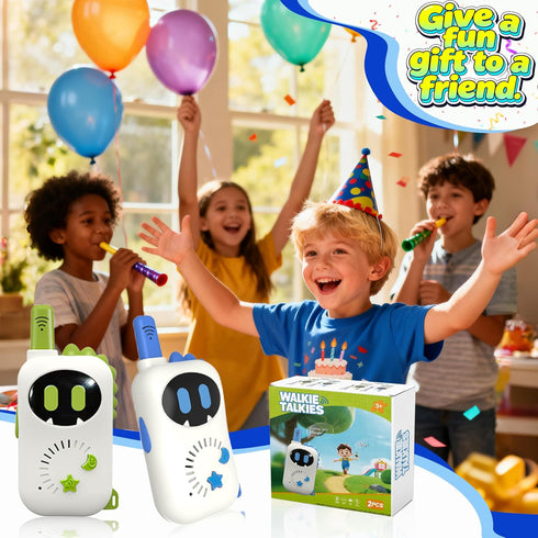 2 Robot Children's walkie-talkies, Cartoon mini Design Exclusive walkie-talkies, Suitable Toys for Boys and Girls
