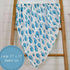 100% 3 Pack LollyBanks Swaddle Blanket | Muslin Cotton | Newborn and Baby Nursery Essentials for Boys, Registry | Ocean