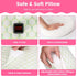 Pregnancy Pillow for Sleeping, Soft Maternity Body Pillow for Side Sleepers, Wedge Support for Back, Belly, Legs