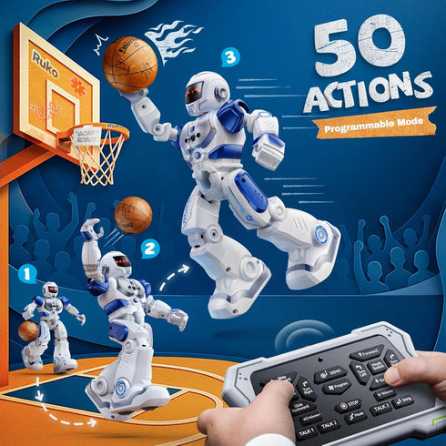 6088 Programmable 3-6 Ruko Robot, Gesture Sensing Intelligent Remote Control Robot for Kids Years, Christmas Birthday