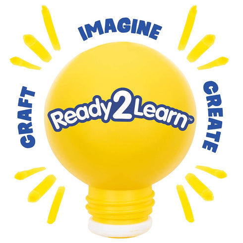 2 Set 4 2+ READY LEARN Triangle Grip Stampers | Patterns | of | Ages | Easy to Hold Paint and Dough Stampers for Kids