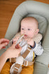 BEABA Set of 2 Silicone Pre-Spoons, Ultra-Soft for Babies 4-8 Months, Designed for Self Feeding, Baby Utensils