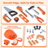 3 in 1 Kids Tool Bench - Zealous 79pcs Toddler Tool Set with Electronic Toy Drill for Boys Age 3+