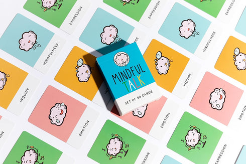 The School of Mindfulness - Mindfulness Game for Kids: Mindful Talk Cards for Authentic Conversations with Parents