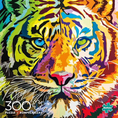 Buffalo Games - Stripes of Color - 300 LARGE Piece Jigsaw Puzzle